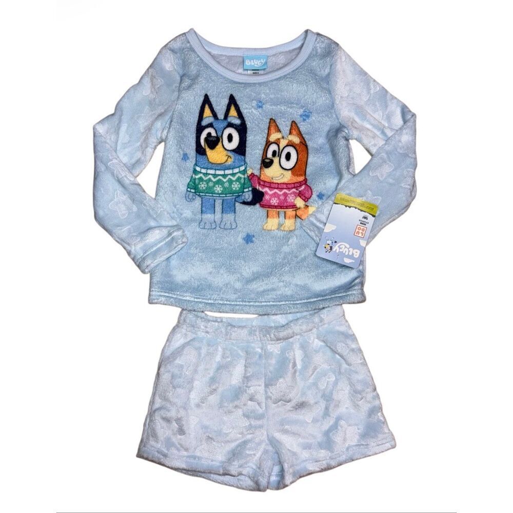Bluey Fuzzy Pajama Set